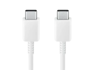 Кабель для зарядки и синхронизации samsung usb-c to usb-c cable 5a, usb type-c/usb type-c, 1,8м, белый
