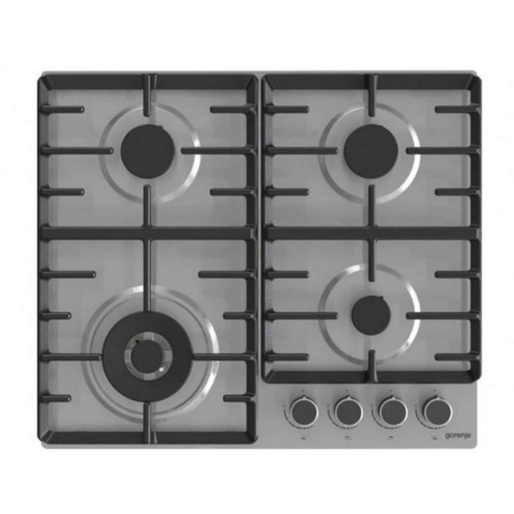 Газовая варочная панель gorenje gw 642 abx, нержавеющая сталь 6