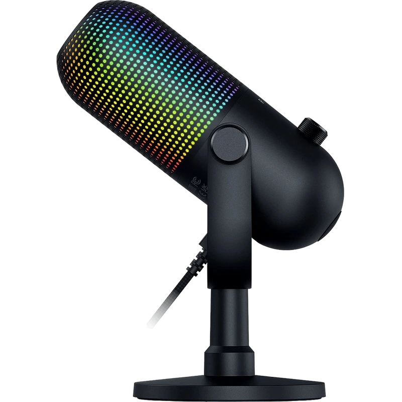 Microfon gaming razer seiren v3 chroma, cu fir, negru 6