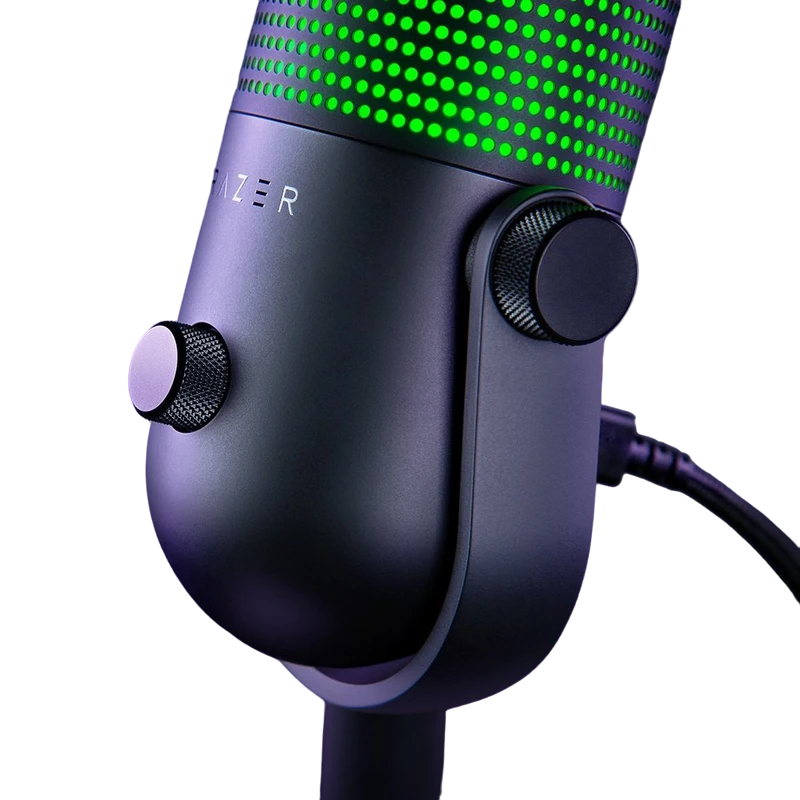 Microfon gaming razer seiren v3 chroma, cu fir, negru 3