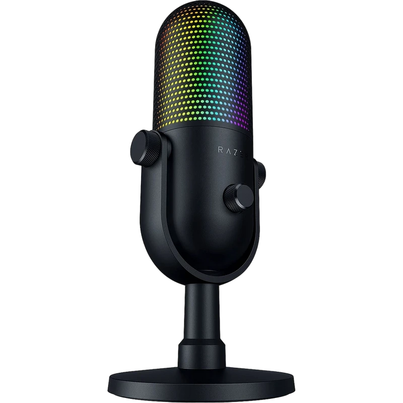 Microfon gaming razer seiren v3 chroma, cu fir, negru 5