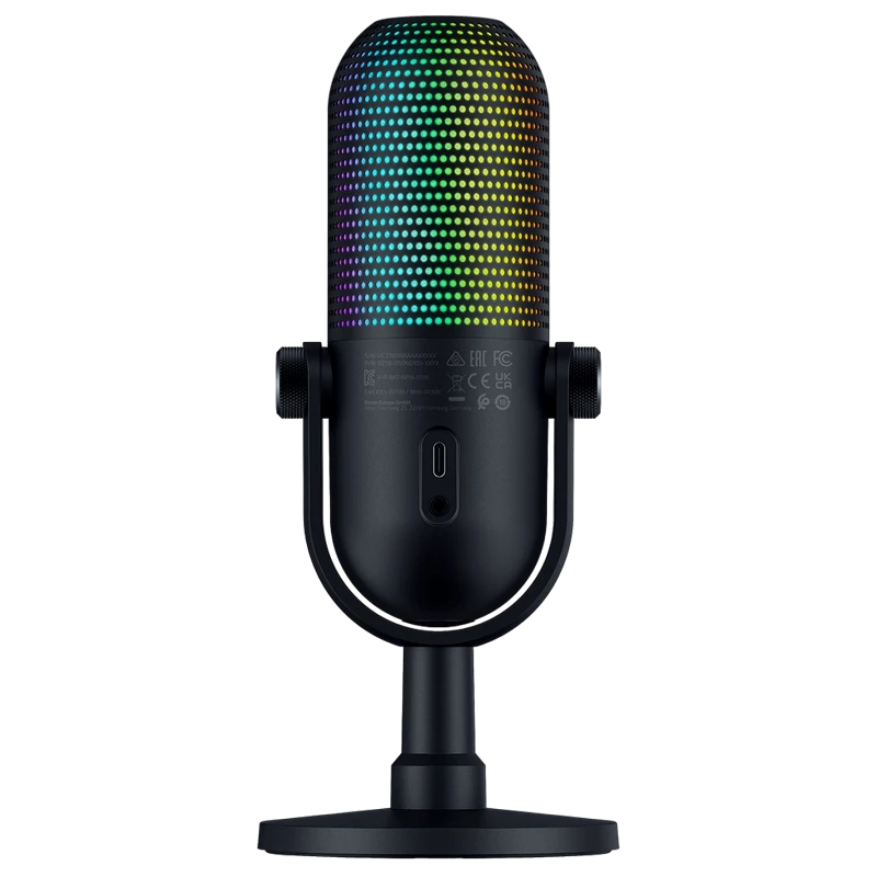 Microfon gaming razer seiren v3 chroma, cu fir, negru 4