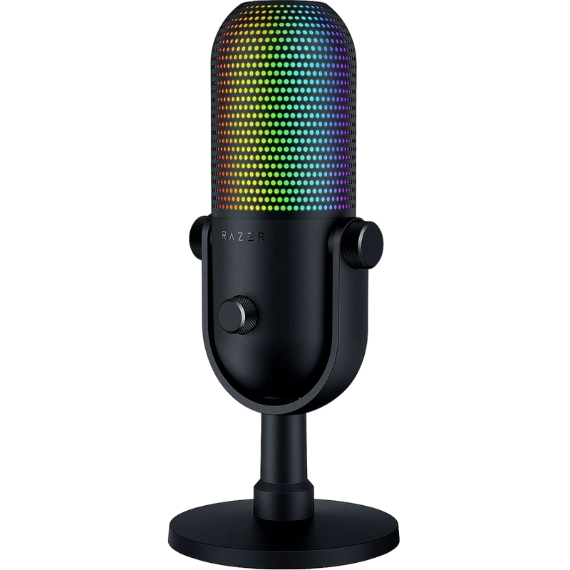 Microfon gaming razer seiren v3 chroma, cu fir, negru 2