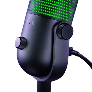 Microfon gaming razer seiren v3 chroma, cu fir, negru Thumbnail 3