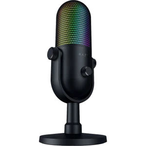 Microfon gaming razer seiren v3 chroma, cu fir, negru Thumbnail 5