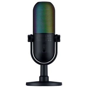 Microfon gaming razer seiren v3 chroma, cu fir, negru Thumbnail 4