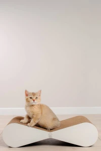 Zgârietoare ecologică pentru pisici tiny tiger mini – 54 × 14 × 22 cm Thumbnail 3