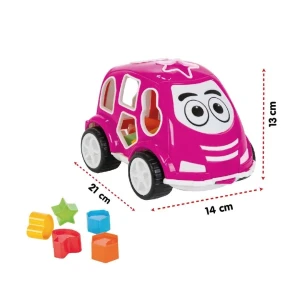 Mașină de sortare cu forme geometrice, roz Thumbnail 5