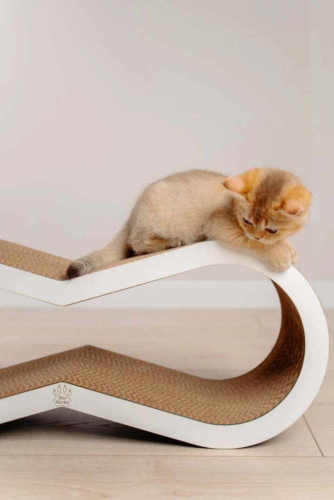 Zgârietoare ecologică pentru pisici  tiny tiger m – 66 × 26 × 22 cm 6
