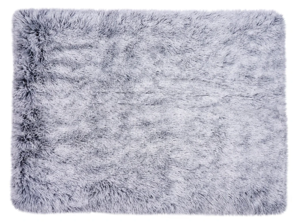 Culcus pentru caine, jumi, dreptunghiular, 100x60x8cm, antiderapant, lavabil, gri 3
