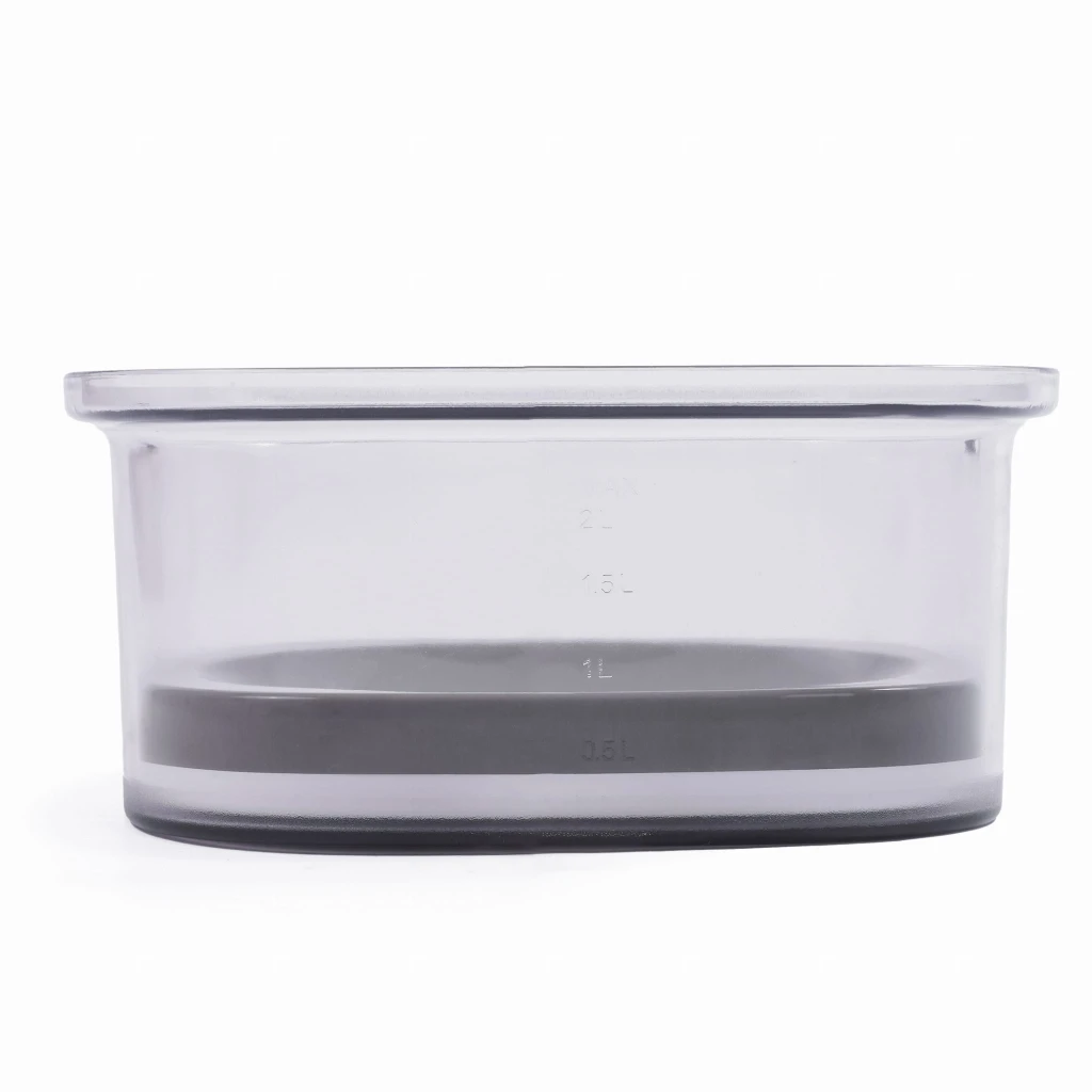 Bol pentru caine si pisica fara stropire, jumi, 2 litri, transparent 3