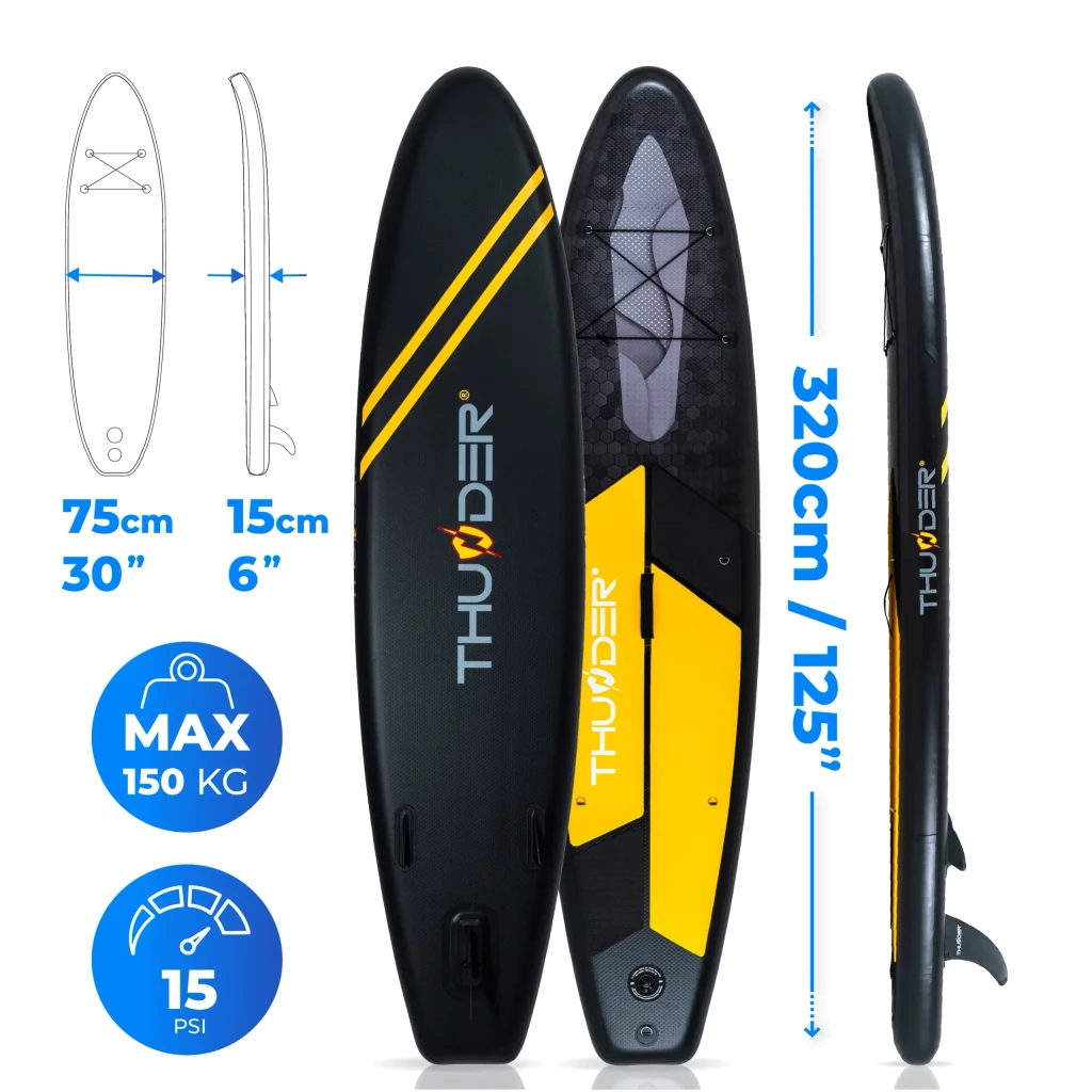 Placa sup-board gonflabila thunder ippo (raven)  320cm 3