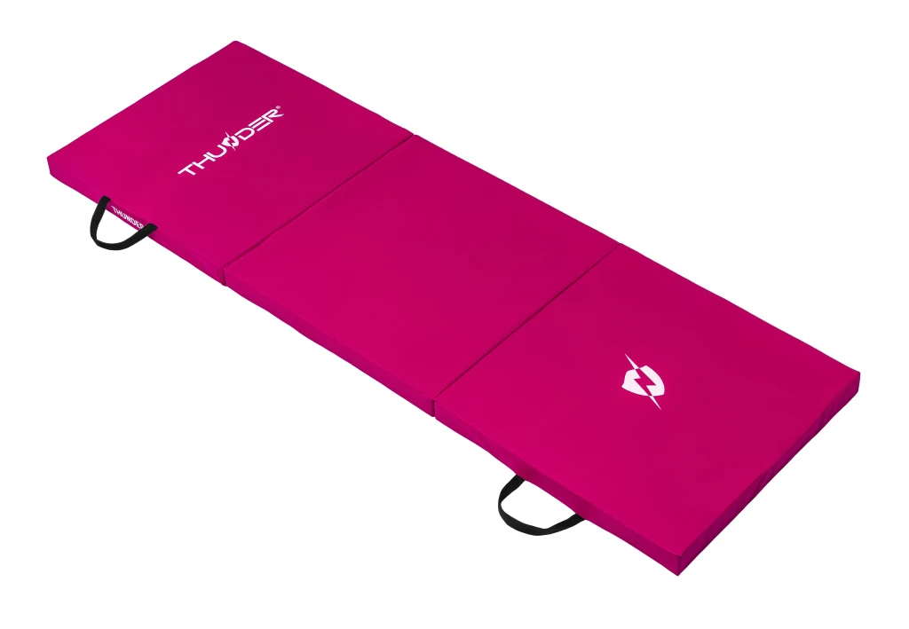 Covoras de gimnastică pliabila thunder (180x60x4cm) pink 7
