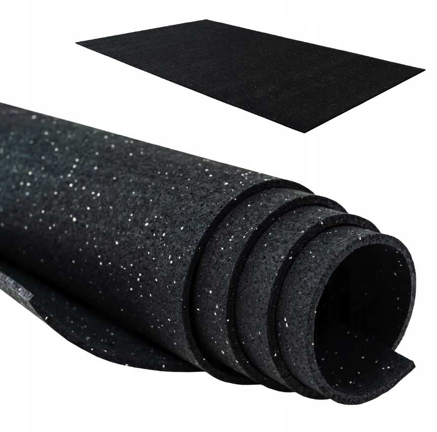Covoras fitness mat soundproofing  thunder (189x89x0,6 cm) black 2