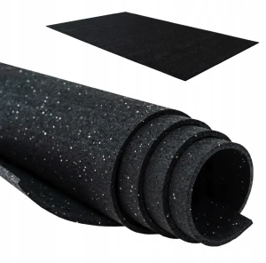 Covoras fitness mat soundproofing  thunder (189x89x0,6 cm) black Thumbnail 2