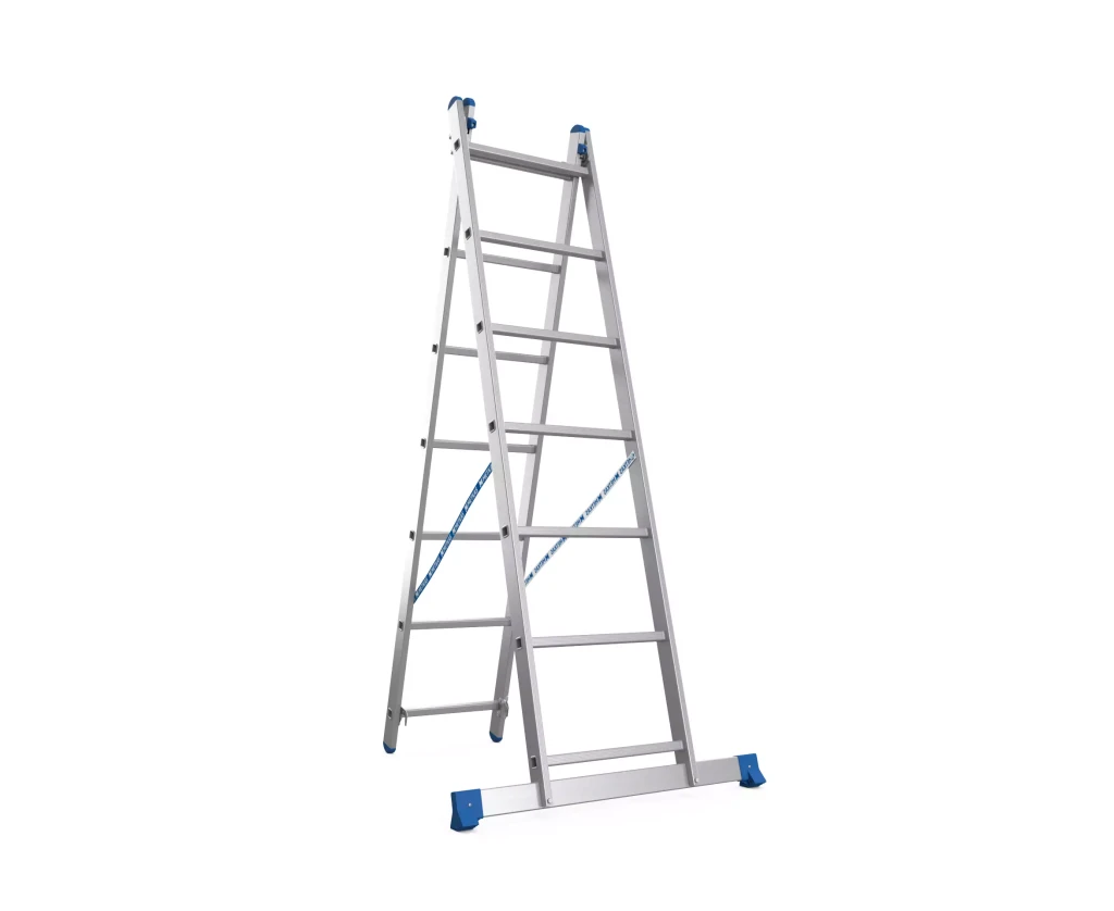 Scară nex home din aluminiu cu doua sectiuni 2x7 ( 2,81m) 2