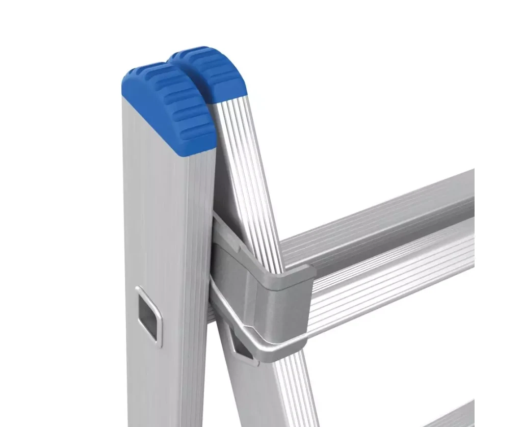 Лестница nex home алюминиевая двухсекционная 2x7 (2,81 м) 6