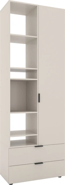 Dulap cu usi batante nex home a001l, 800x420x2300 mm, cashmere 2