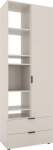 Шкаф с распашными дверями nex home a001l, 800x420x2300 мм, cashmere