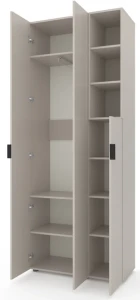 Dulap cu usi batante nex home a003r, 900x420x2300 mm, cashmere Thumbnail 2