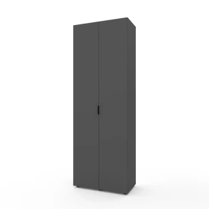 Шкаф с распашными дверями nex home a007, 800x420x2300 мм, антрацит