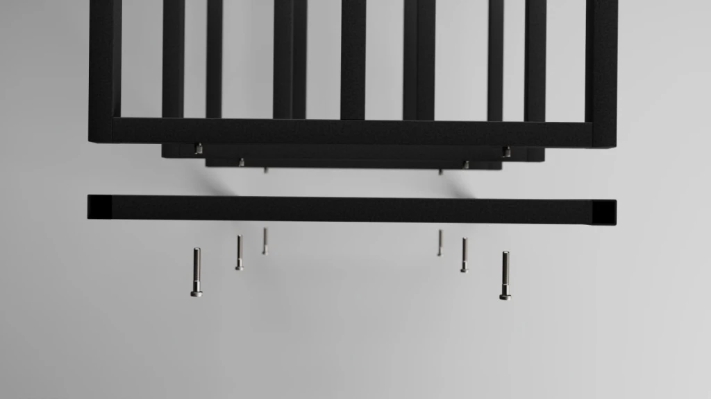 Обувница nex home 3 уровня, металл, нагрузка 150 кг, 100x32x52 см, 27 graphite 3