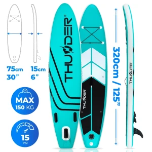 Надувная sup-доска thunder coast mint 320 см Thumbnail 3