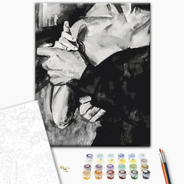 Pictură pe numere 40*50 cm (în cutie) – limbajul corpului 1 2