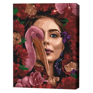 Pictură pe numere 40*50 сm (în cutie) – privirea junglei