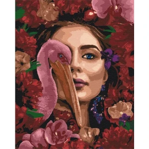 Pictură pe numere 40*50 сm (în cutie) – privirea junglei Thumbnail 3
