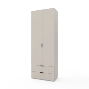 Dulap cu usi batante nex home a004, 800x420x2300 mm, cashmere Thumbnail 2