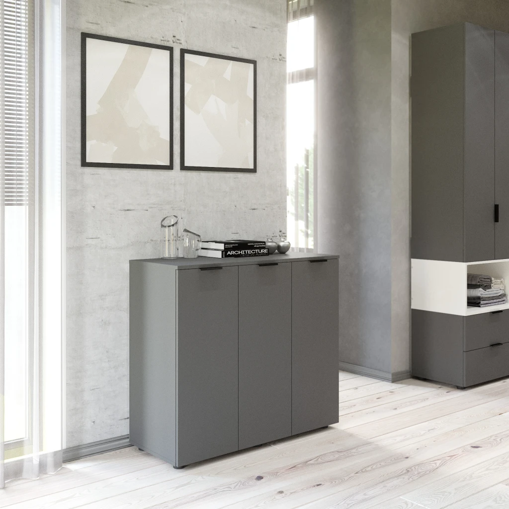 Комод nex home a027, 1000x420x900 мм, лдсп, cashmere, nx-00000226 4