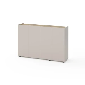 Комод nex home b020, 1400x350x920 мм, лдсп, cashmere/oak artisan, nx-00000235