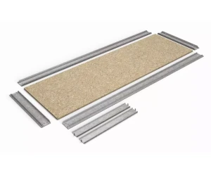 Raft metalic de depozitare nex titan 1800x1200x600 mm, 4 rafturi pal, galvanizat Thumbnail 6