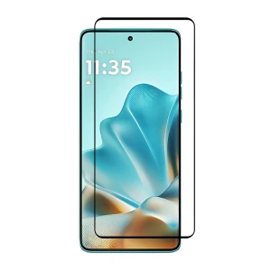 Woo tempered glass 5d motorola edge 60 fusion, black