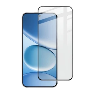 Защитное стекло woo tempered glass 5d для xiaomi redmi note 15 pro 5g, черное Thumbnail 1