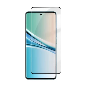 Защитное стекло woo tempered glass 5d для xiaomi redmi note 15 5g, черное Thumbnail 1