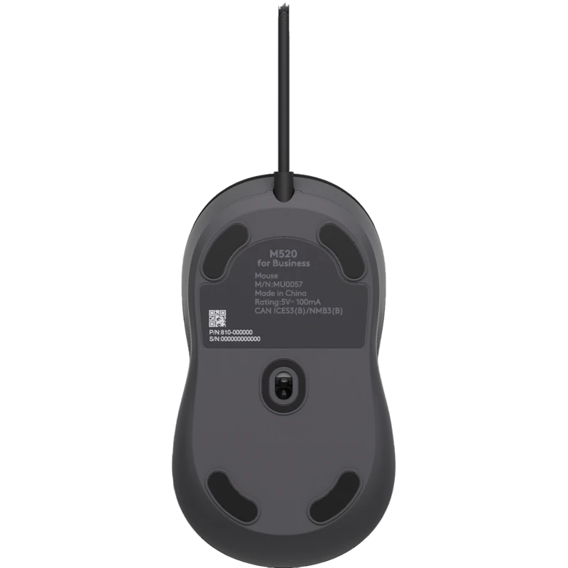 Мышь logitech m520, графитовый 7