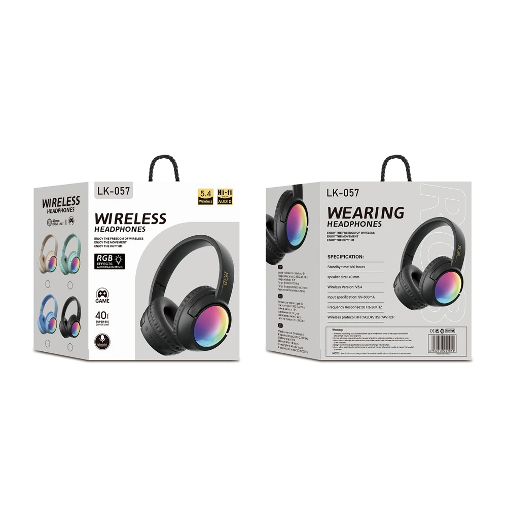 Беспроводные наушники musen lk-057, черные 2