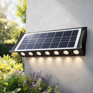 Солнечный led-фонарь с аккумулятором bk-12 — автоматическое освещение для улицы Thumbnail 2