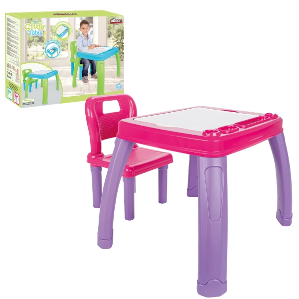 Masă pentru studii, roz 2