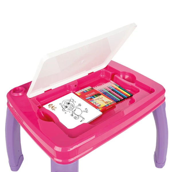 Masă pentru studii, roz 5