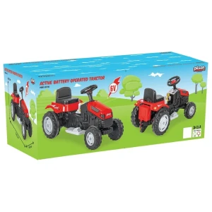 Tractor active 6v, roșu Thumbnail 3