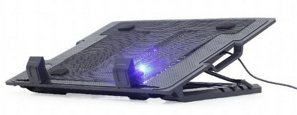 Suport de răcire pentru laptop gembird nbs-1f17t-01, 17", negru 8