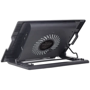 Suport de răcire pentru laptop gembird nbs-1f17t-01, 17", negru Thumbnail 2