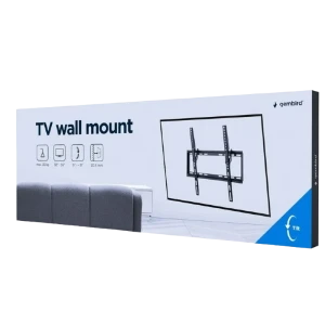 Наклонное настенное крепление gembird wm-55t-03, черный Thumbnail 7