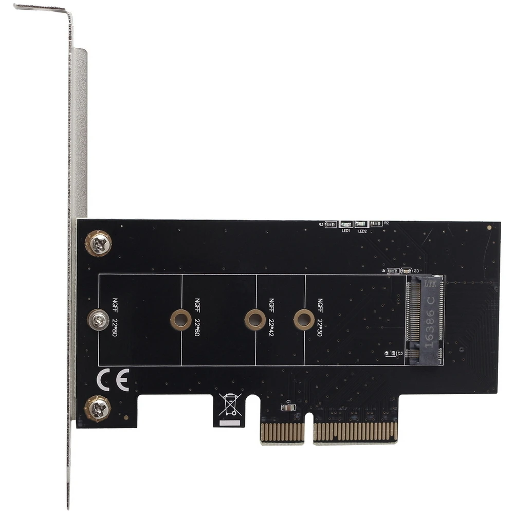 Placă de extensie gembird pex-m2-01, gri 7
