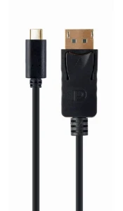 Видеокабель cablexpert a-cm-dpm-01, usb type-c (m) - displayport (m), 2 м, чёрный Thumbnail 2