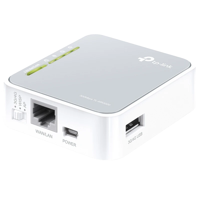 Беспроводной маршрутизатор tp-link tl-mr3020, 3g, 4g, белый 2