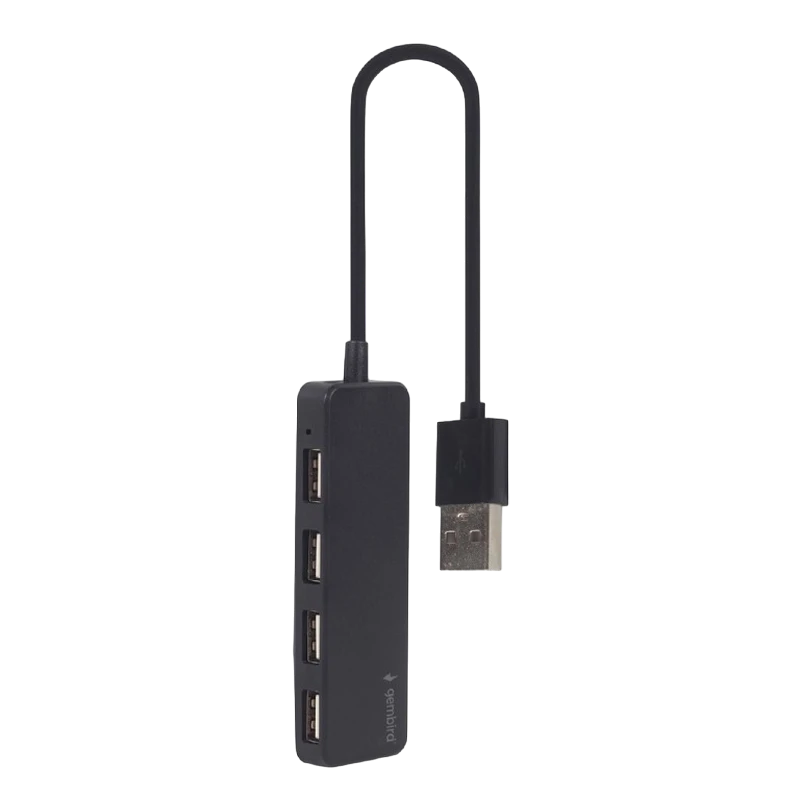 Usb-концентратор gembird uhb-u2p4-06, чёрный 3